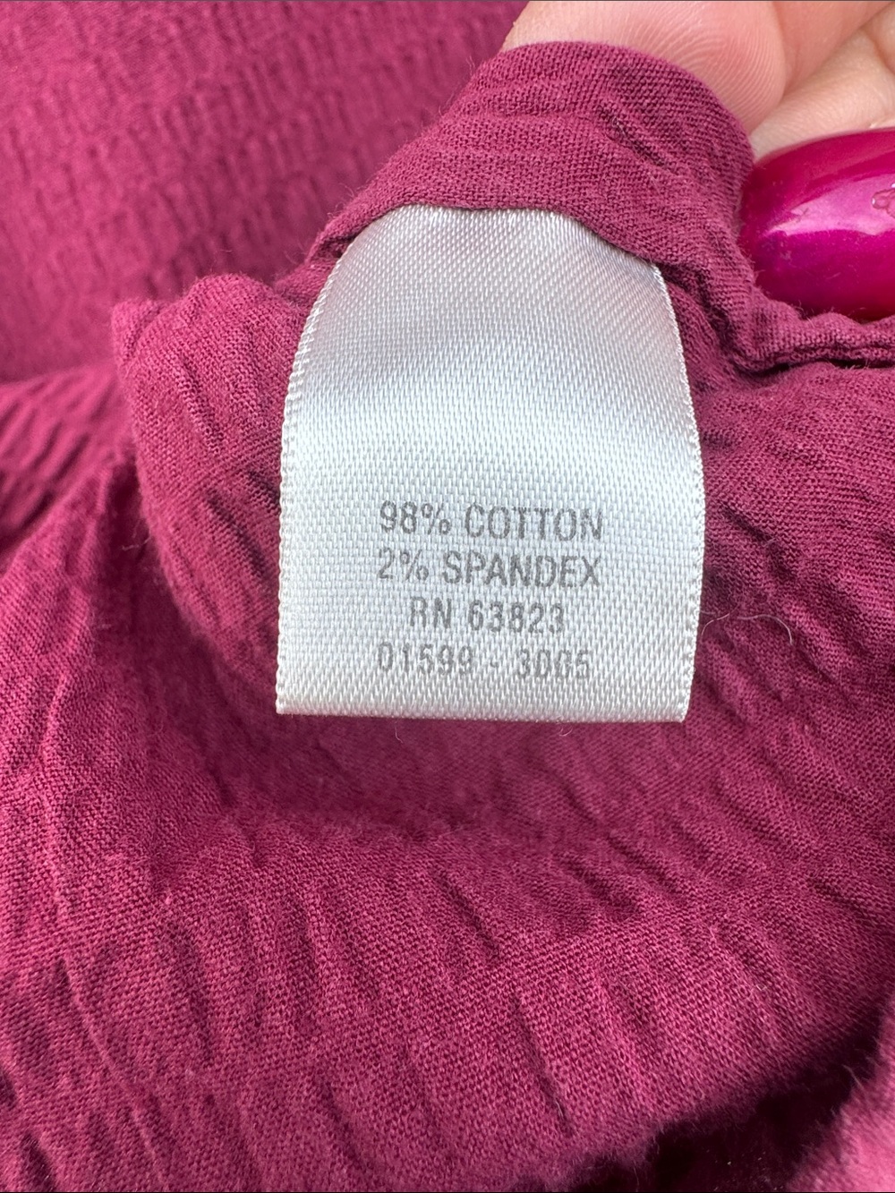 Christopher & Banks Sleeveless Button-Front Top in Raspberry - Picture 4 of 4